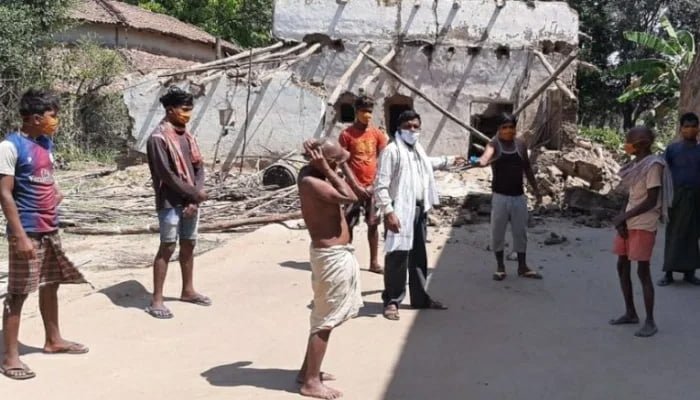 जिले की 81 ग्राम पंचायतों में मास्क एवं साबुन का हुआ वितरण 1 81 Grampanchayt