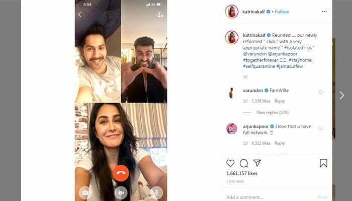 घरों में कैद सितारे, इस तरह कर रहे हैं अपना टाइम पास 1 Katrina