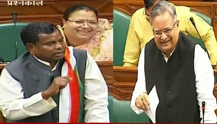 विधानसभा रायपुर: रमन सिंह के प्रश्र पर मंत्री कवासी लखमा की टिप्पणी से सदन में लगे ठहाके 1 Lakhma Raman