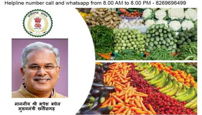 छग में सरकारी वेबसाइट पर फल और सब्जियों की ऑनलाइन डिलीवरी शुरू, ऐसे करें ऑर्डर 1 cg haat