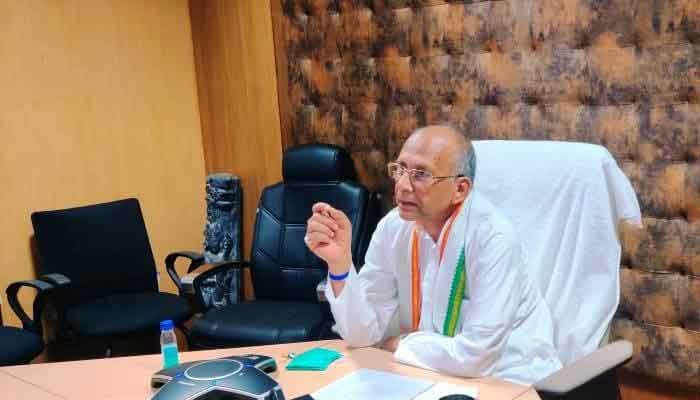 मंत्री ताम्रध्वज साहू ने की अपने विभाग के कामों की समीक्षा 1 Tamradhwaj Sahu