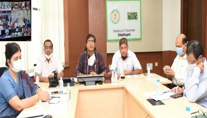 मुख्य सचिव की कलेक्टरों के साथ मीटिंग, कोरोना की जांच और इलाज की ली जानकारी 1 Chief-Secretary-Corona