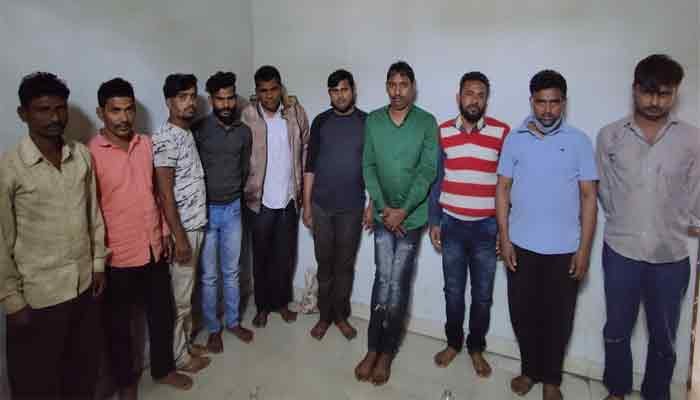खमतराई पुलिस ने 13 जुआरियों को दबोचा, करीब एक लाख कैश बरामद 1 khamtarai-police-raipur