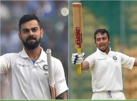 IndvsAus: पृथ्वी शॉ पर क्यों आग बबूला हुए कोहली ? 1 virat and prithvi shaw