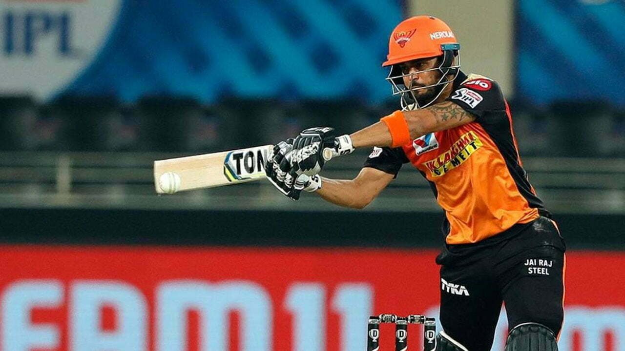 IPL 2021:मनीष पाण्डे की अर्धशतक की वजह से हारी हैद्राबाद 1 MANISH PANDEY