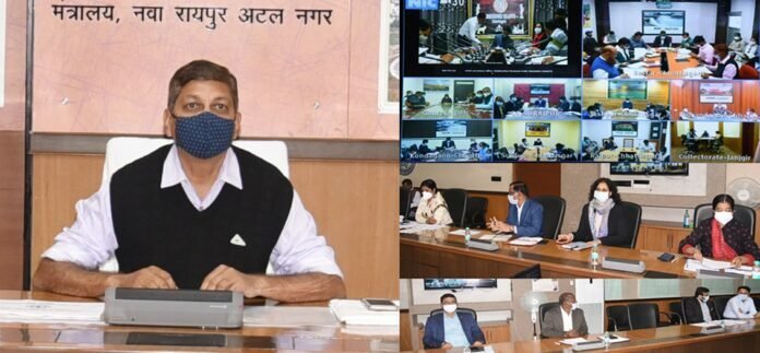 मुख्य सचिव ने की समीक्षा,धान खरीदी, टीकाकरण, जल जीवन और स्वच्छ भारत मिशन के कार्यों की तैयारियों को परखा 1 avni 3