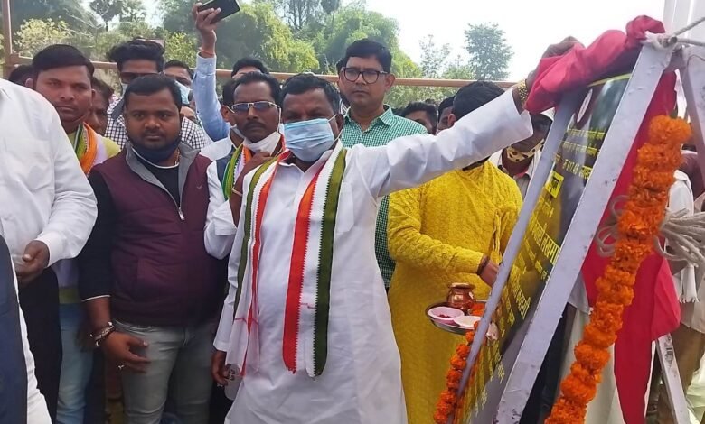उद्योग मंत्री लखमा ने फूल नदी पर बनने वाली पुल का किया शिलान्यास 1 avni 6