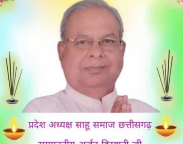 छत्तीसगढ़ प्रदेश साहू संघ के अध्यक्ष अर्जुन हिरवानी नहीं रहे 1 narmada mata 382
