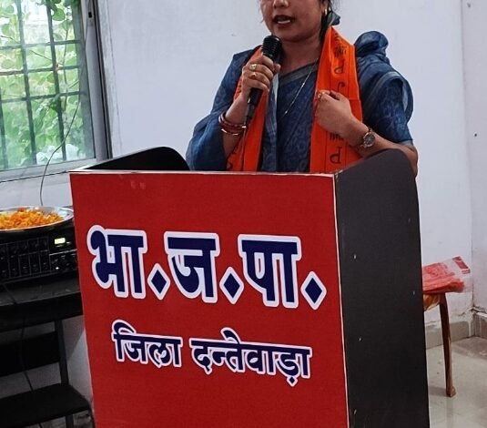 मोदी सरकार ने सबका साथ सबका विकास सबका विश्वास के मंत्र को लेकर किया है कार्य : रंजना साहू 1 narmada mata 83