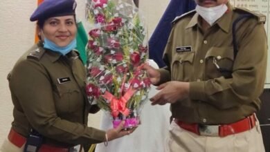 Photo of नवपदस्थ पुलिस अधीक्षक प्रशांत ठाकुर ने किया पदभार ग्रहण