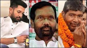 Mulaya Singh Yadav ही नहीं, कई राजनीतिक परिवारों में बजता रहा है बगावत का बिगुल ! 4 ram vilas pasvan family chirag paswan paras