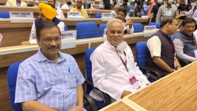 Photo of नई दिल्ली के सम्मेलन में पहुंचे भूपेश बघेल,मुख्यमंत्रियों से की मुलाकात