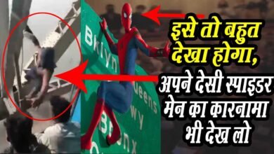 Photo of चलती ट्रेन से मोबाइल चोरी कर ले गया, चोर स्पाइडर मैन