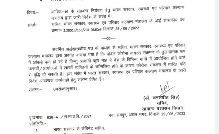 कोरोना संक्रमण को नियंत्रित करने बढ़ेगी सख्ती,कलेक्टरों और अधिकारियों को निर्देश जारी 1 photo 18