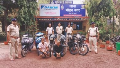 Photo of मोटर सायकल चोरी करने वाले 02 आरोपी को पुलिस ने किया गिरफ्तार