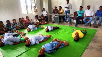 Photo of आत्मानंद स्कूल में किया गया योगाभ्यास प्रतियोगिता का आयोजन
