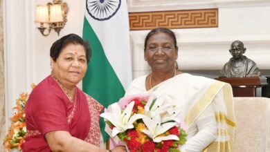 Photo of राष्ट्रपति द्रौपदी मुर्मू से राज्यपाल उइके ने सौजन्य भेंट कर दी शुभकामनाएं