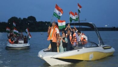 Photo of हर घर तिरंगा अभियान के तहत बृजमोहन अग्रवाल ने धमतरी गंगरेल में तिरंगा यात्रा सहित विभिन्न कार्यक्रम में भाग लिया
