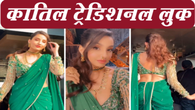 Photo of नोरा फतेही का ट्रेडिशनल अवतार