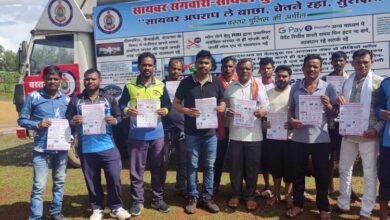Photo of सायबर जागरूता अभियान छोटेदेवड़ा में क्रिकेट मैच का हुआ आयोजन