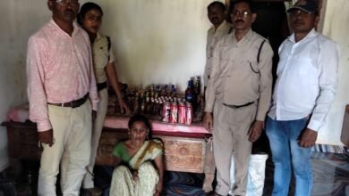 Photo of घर में छिपाकर रखे 23.755 बल्क लीटर अवैध शराब बरामद