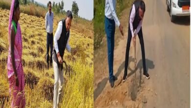 Photo of छग स्पेशल : सरपंच से बने कलेक्टर का अंदाज़ वायरल, खेत में खुद चलाया हल