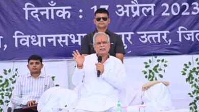 Photo of  मुख्यमंत्री भूपेश बघेल द्वारा रायपुर उत्तर विधानसभा के प्रगति मैदान पंडरी में आयोजित भेंट-मुलाकात कार्यक्रम में की गई महत्वपूर्ण घोषणाएं
