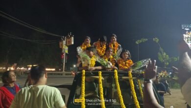 Photo of बस्तर की बेटियों ने रचा इतिहास, जोरों शोरों से हुआ स्वागत
