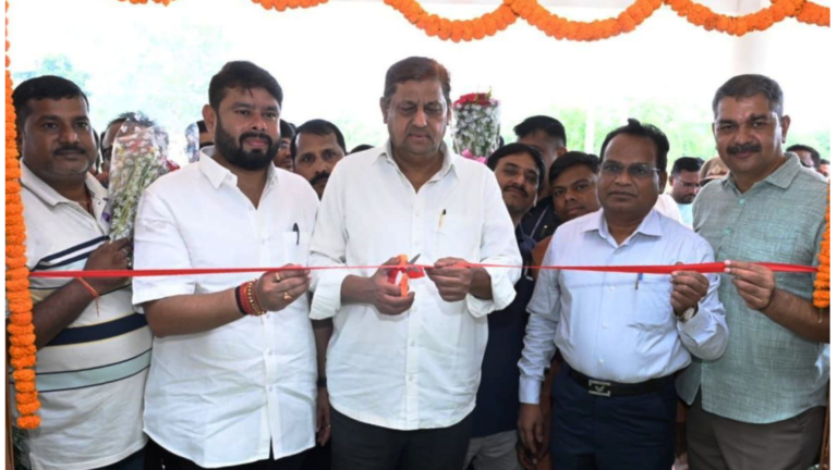 Transport Minister, inaugurated the newly, constructed building of, District Transport,