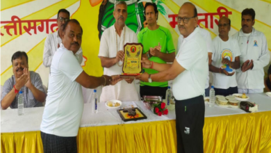 Photo of रायपुर में 45 वें निःशुल्क नियमित योगाभ्यास केंद्र का शुभारंभ