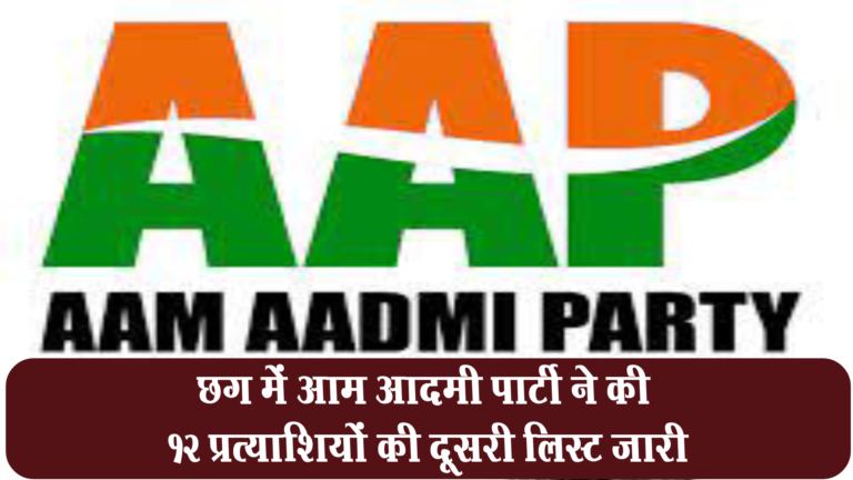 Aam Aadmi Party, releases second list, of 12 candidates, in Chhattisgarh,