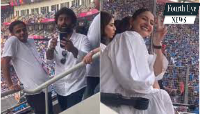 विशेष विमान से वर्ल्ड कप फाइनल देखने पहुंचे अनुष्का 1 Anushka, arrived, to, watch, the, World Cup, finals, in a, special plane,