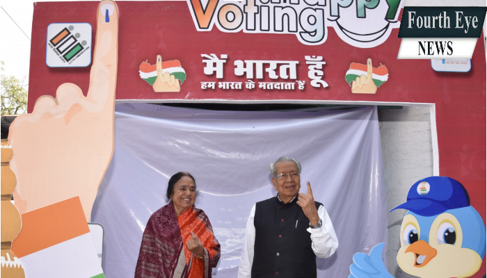 राज्यपाल हरिचंदन ने किया मतदान 1 Governor Harichandan cast his vote
