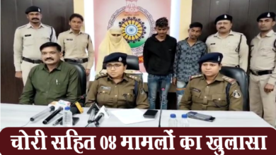 Photo of बिलासपुर: चोरी के मामले में बिलासपुर पुलिस को मिली बड़ी सफलता, कोयला व्यापारी के घर घटित चोरी सहित कुल 04 मामलों का खुलासा
