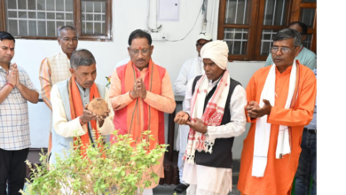 Photo of मुख्यमंत्री विष्णु देव ने सिविल लाइन निवास में शिफ्ट होने के पूर्व की पूजा अर्चना
