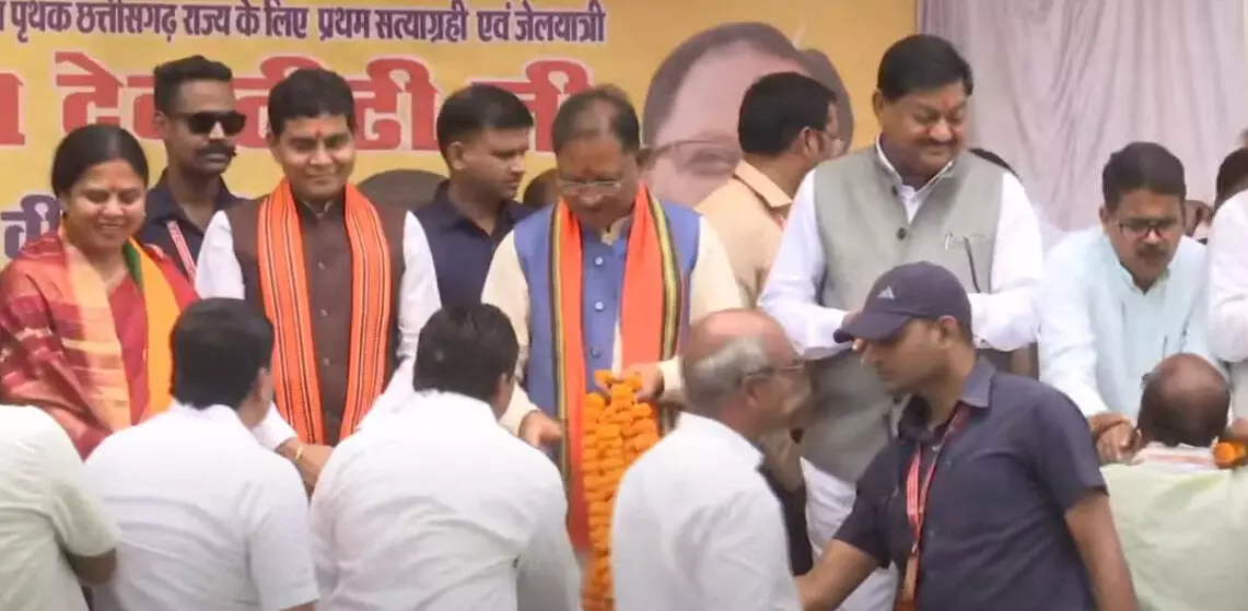 Chief Minister Sai addressed a huge public meeting in Tumgaon