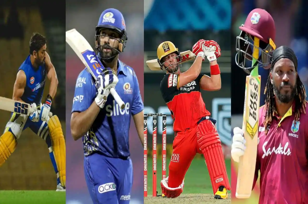 IPL में सबसे ज्यादा सिक्स लगाने वाले बल्लेबाज
