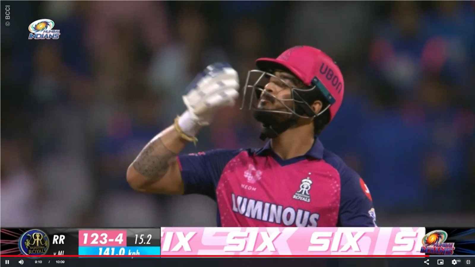 Riyan Parag again played a brilliant innings for Rajasthan