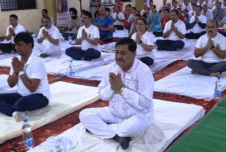 Yoga is a boon for good health and stress free life: Food Minister Baghel