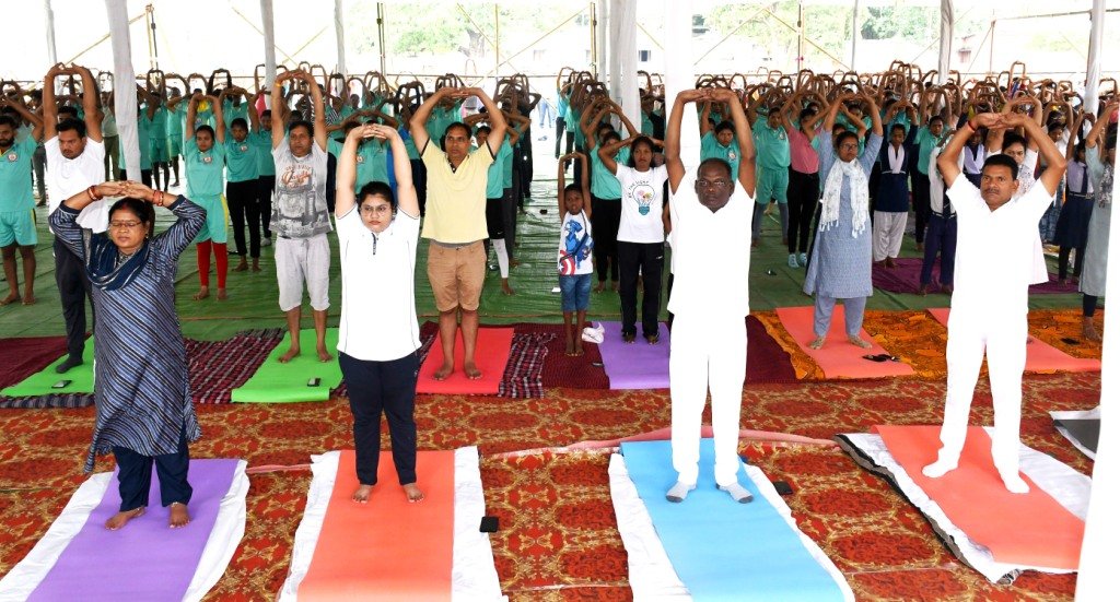 Message given to do yoga daily: MLA Pankra