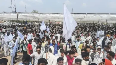 Photo of सतनामी समाज के लोगों ने दशहरा मैदान में किया जमकर विरोध प्रदर्शन