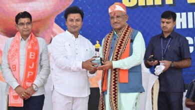 Photo of मुख्यमंत्री विष्णु देव साय राजधानी रायपुर के एमजी रोड स्थित जैन दादा बाड़ी पहुँचे