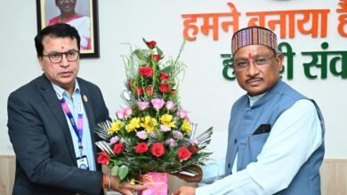 Photo of मुख्यमंत्री से एसबीआई के मुख्य महाप्रबंधक चंद्रशेखर शर्मा ने की सौजन्य मुलाकात