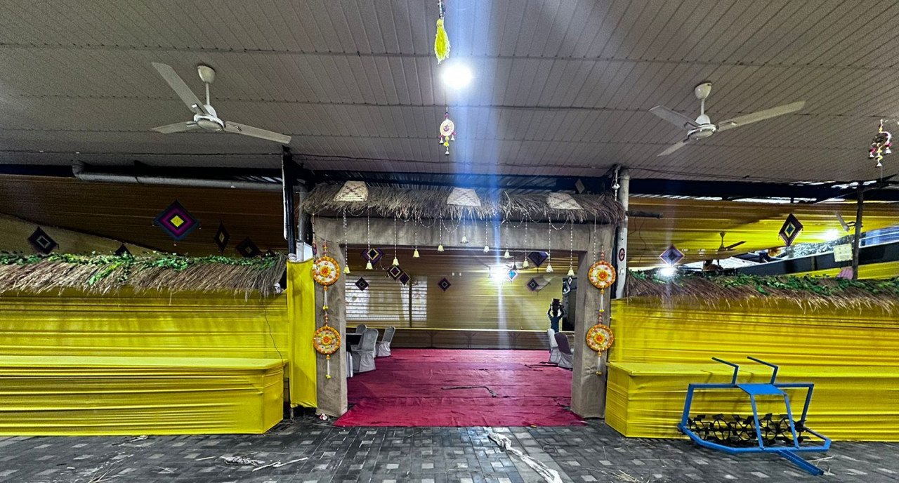 Chief Minister's residence decorated to celebrate Hareli Tihar