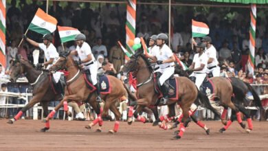 Photo of अश्वारोही दल की प्रस्तुति ने किया रोमांचित