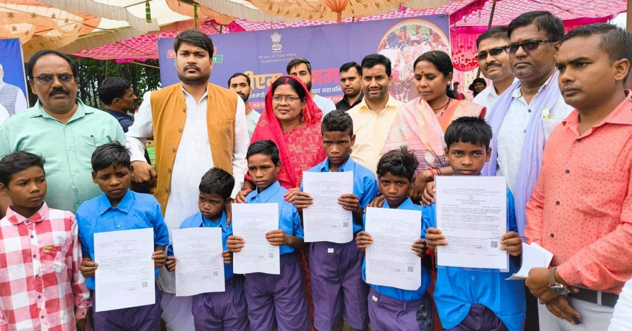 Due to Vishnu's good governance, it became easy to prepare birth certificates for the children of the special backward Baiga tribe.