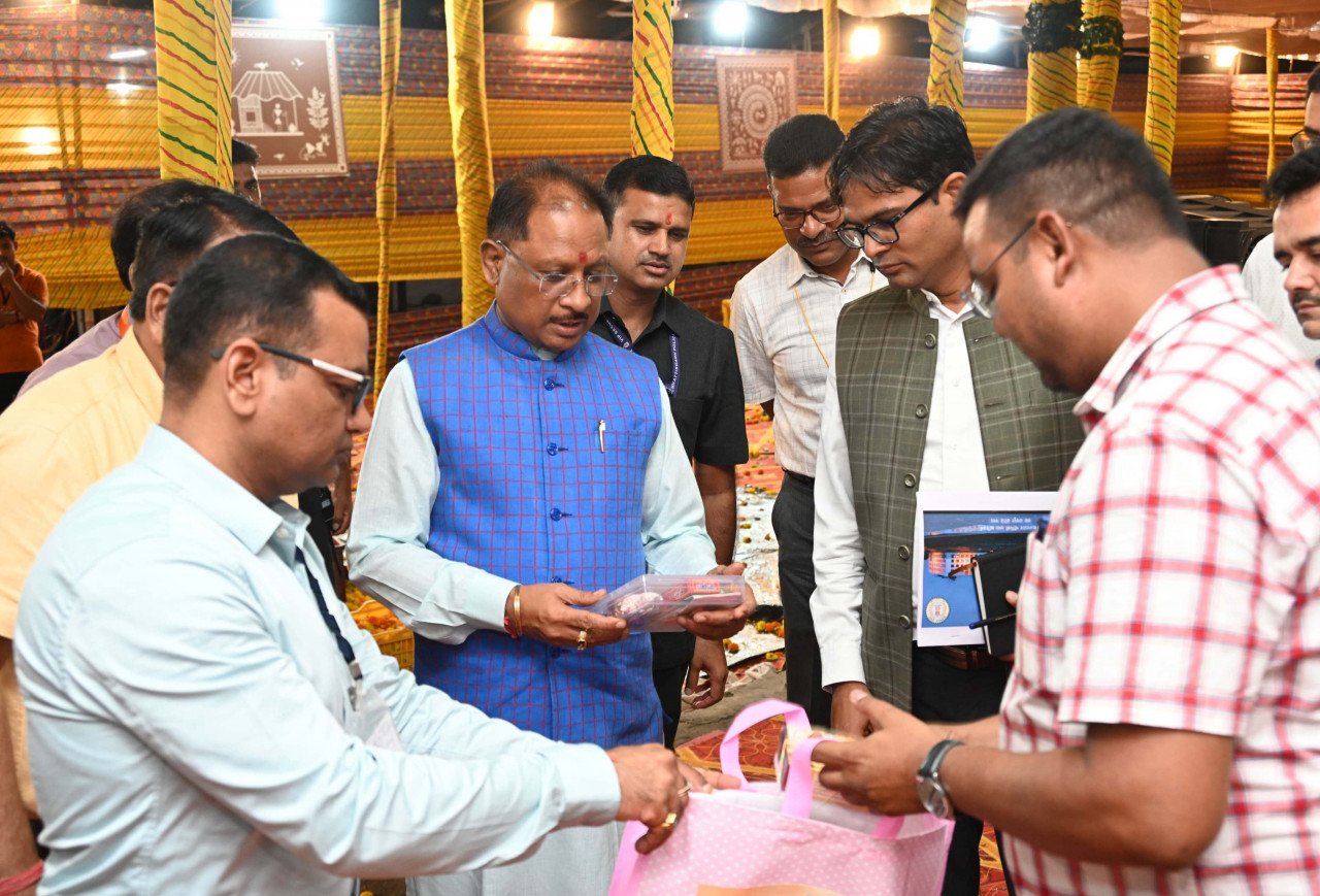 Chief Minister's residence decorated and ready for 'Vishnu Bhaiya Sang Teeja-Pora Mahtari Vandan Tihar'