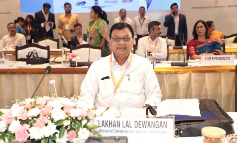छत्तीसगढ़ के उद्योग मंत्री लखन लाल देवांगन ने नई दिल्ली में ‘उद्योग समागम‘ में की भागीदारी 1 Chhattisgarh's Industries Minister Lakhan Lal Dewangan participated in 'Udyog Samagam' in New Delhi.