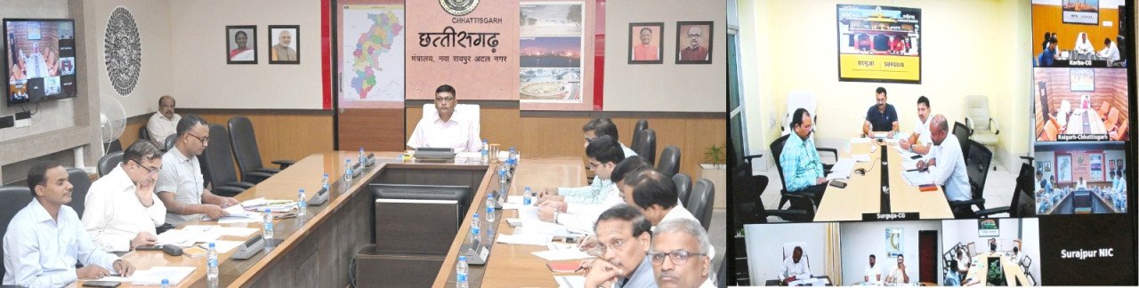 Chief Secretary reviewed the implementation of the schemes
