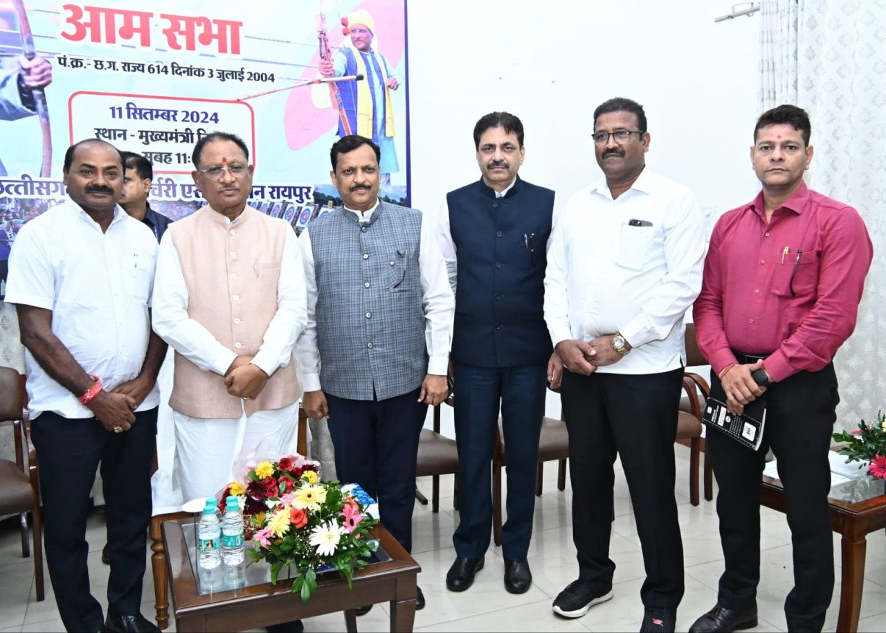Chief Minister Vishnu Dev Sai was elected the new president of Chhattisgarh State Archery Association.